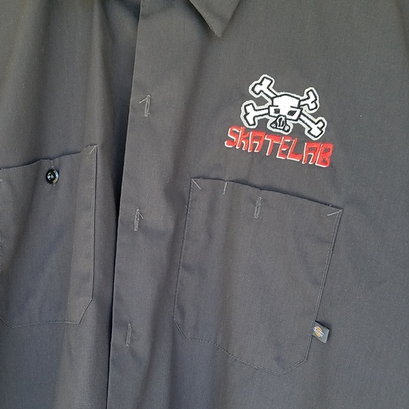 Skate Lab  dickies button up work shirt new no tags given when bought at the Lab - Picture 4 of 11